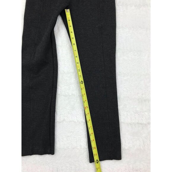 Soft Surroundings Payton Stretch Pants XS Gray Cropped Skinny Knit - Picture 8 of 8